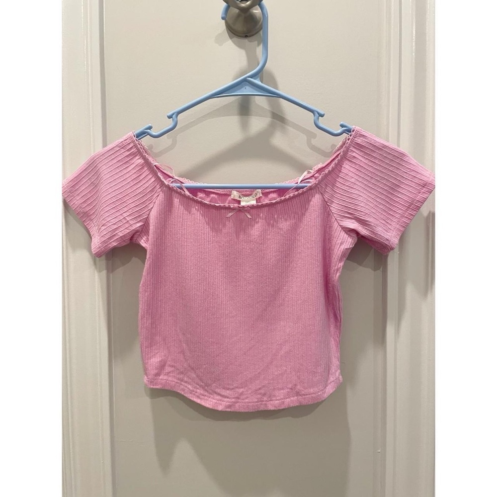 Pink crop top